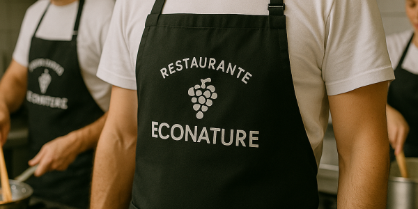 Estampación Textil, Bordados e Impresión DTF Montseny · Delantales